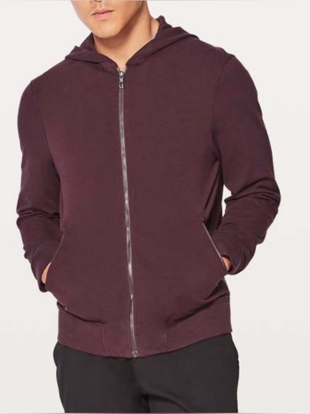 Lululemon Cross Cut Hoodie Black Cherry Size M